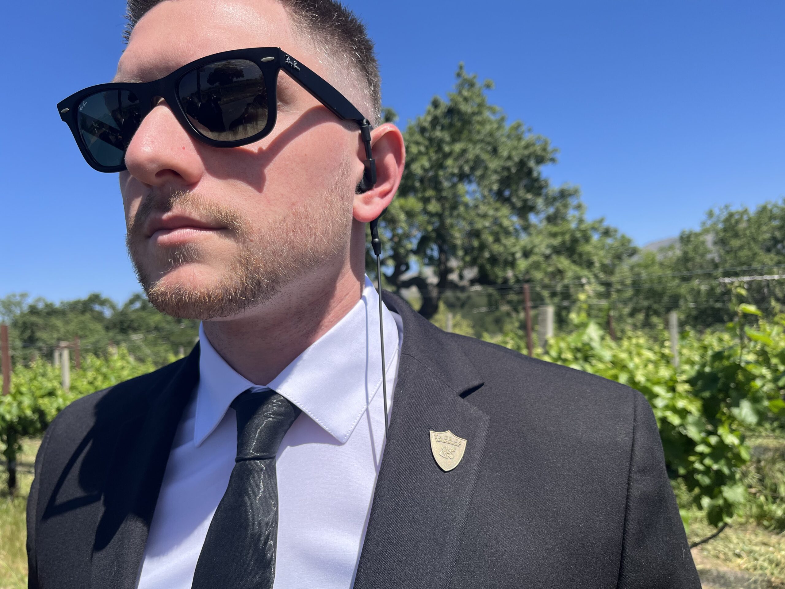 Taurus Protection event security officers at a Santa Barbara event