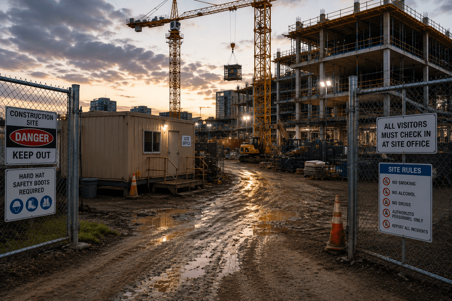 Construction site security