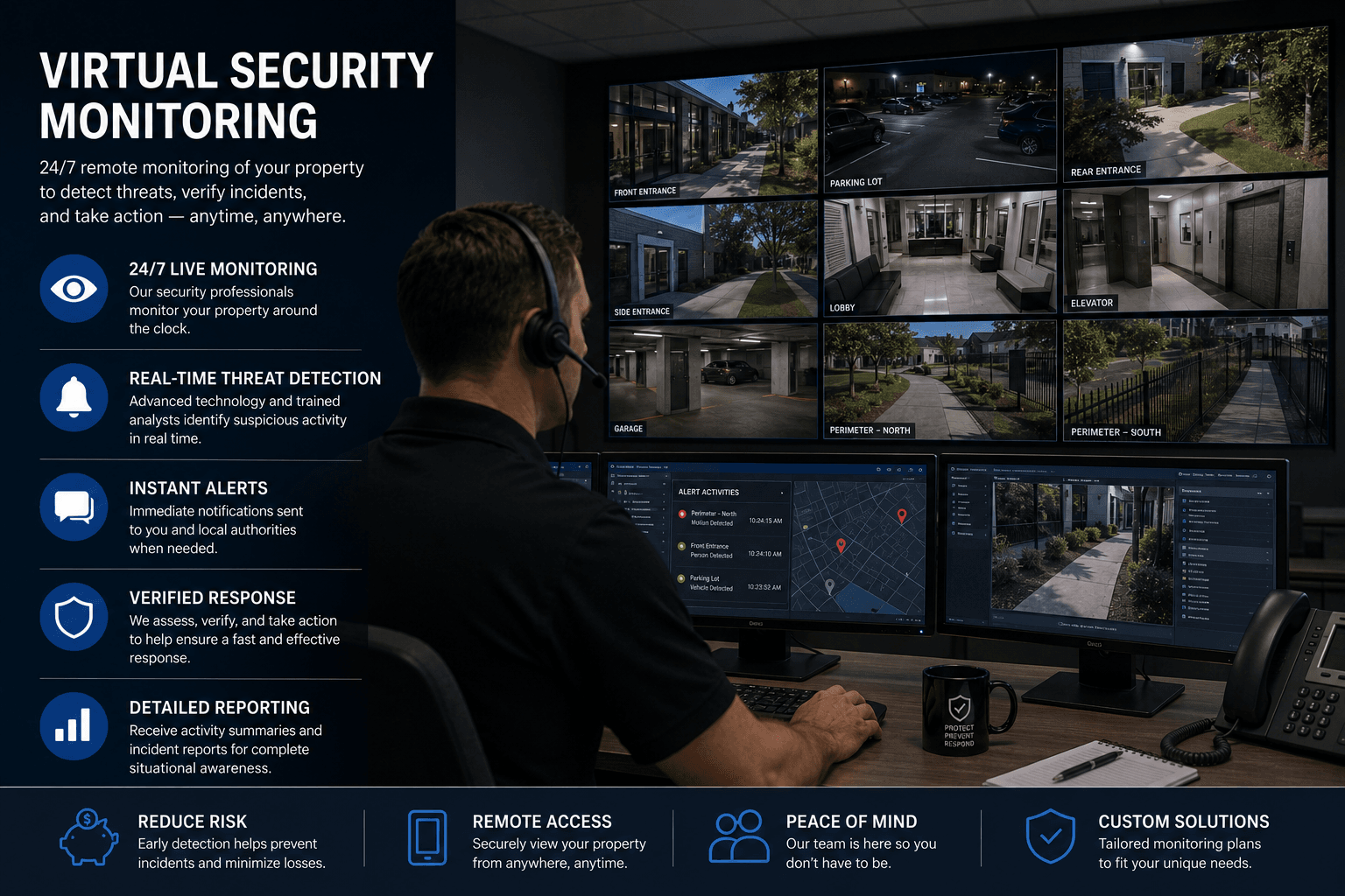 Virtual security monitoring